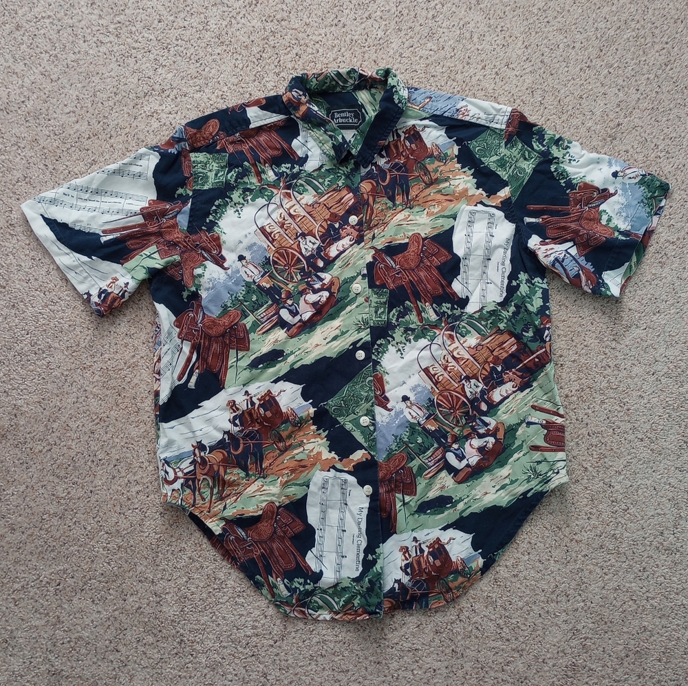 Vintage Bentley Arbuckle Western Horse Shirt